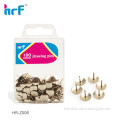 100 pcs Silvery Round Head Thumb Tacks in PS box